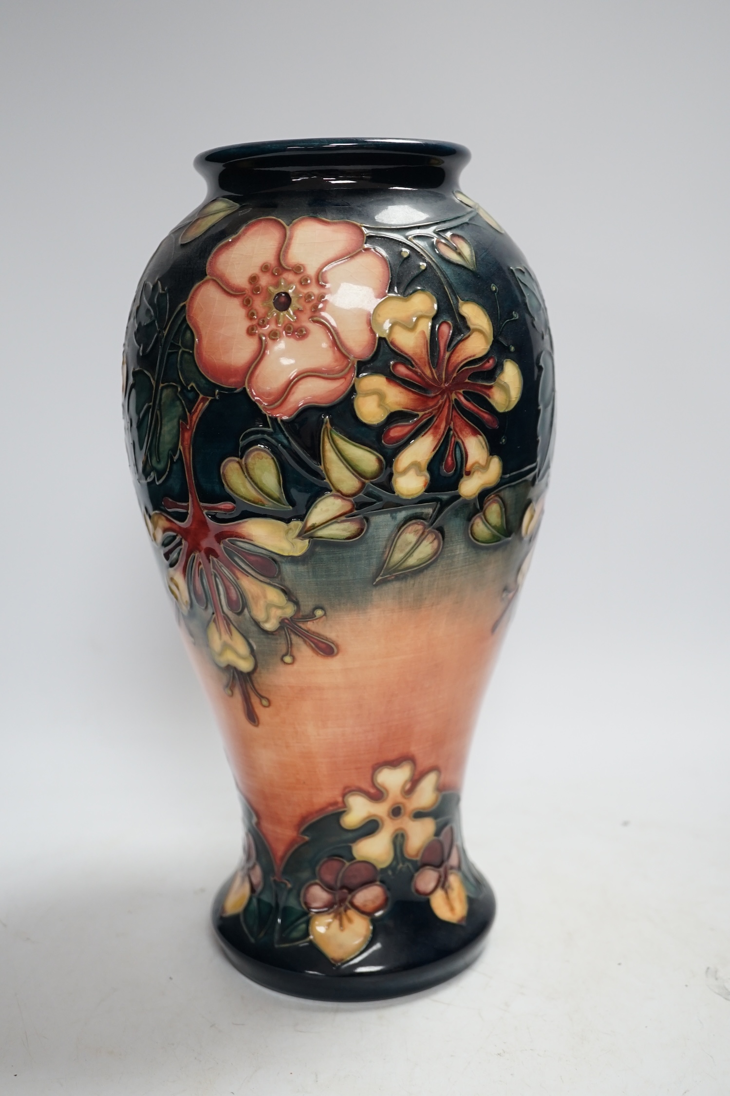 A large Moorcroft ‘Oberon’ vase, 31cm high